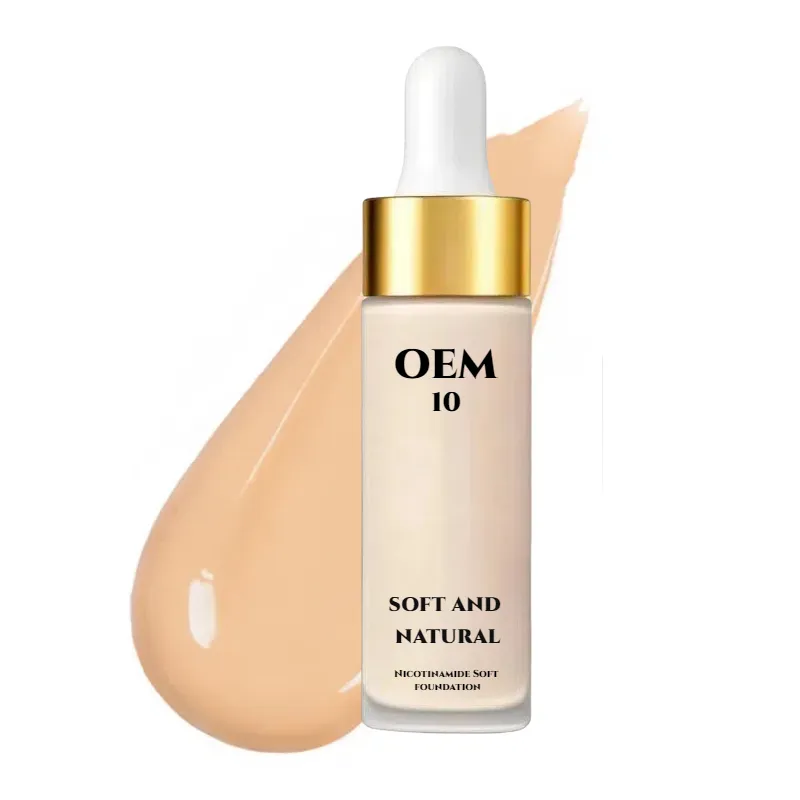 कस्टम लिक्विड फाउंडेशन के नमूने परीक्षण के लिए उपलब्ध हैं